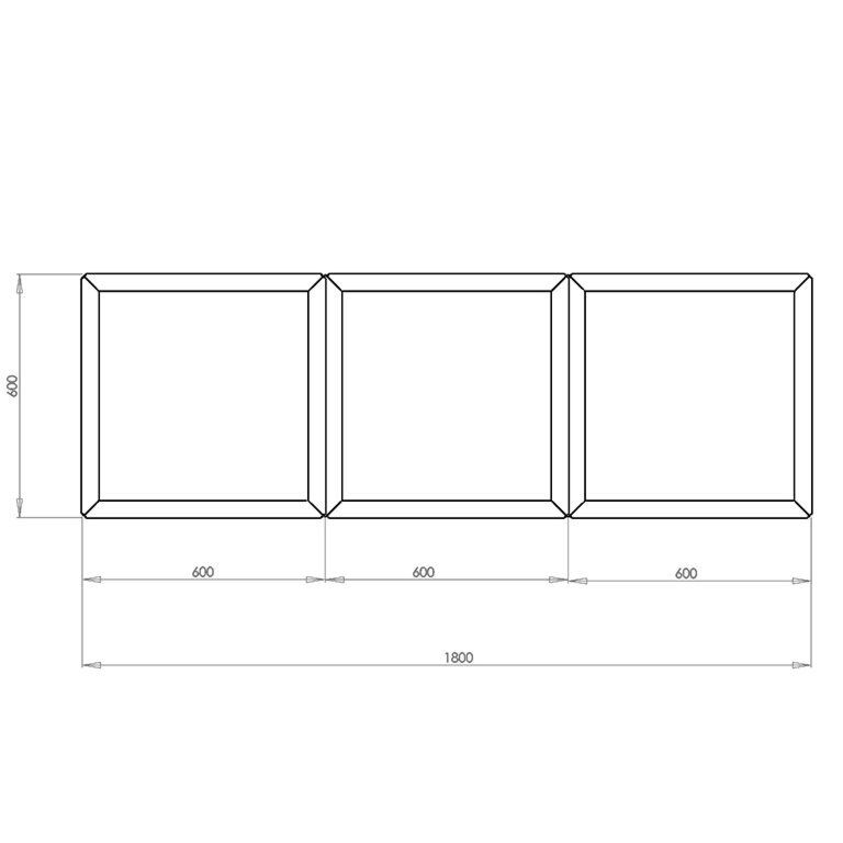 Corten steel planter Miami special III 60