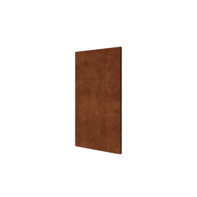 Corten steel panel base 100 x 6 x 190 cm