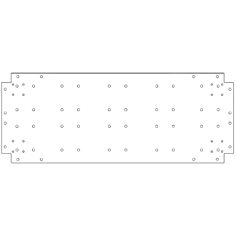 Galvanised steel baseplate 40 x 100 cm