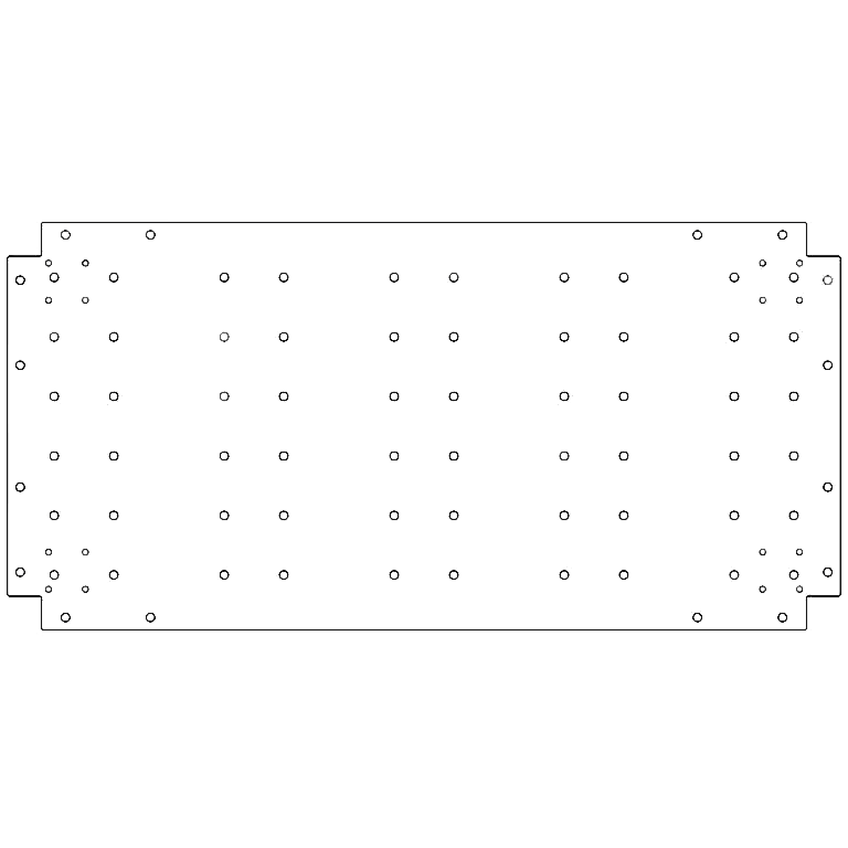 Galvanised steel baseplate 50 x 100 cm