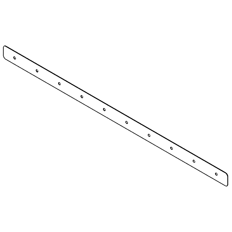 Galvanised steel bracing strap Miami XXL straight