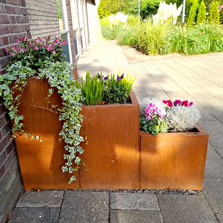 Corten steel planter Miami special III 40