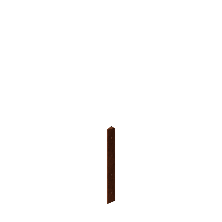 Corten steel planter - Corner piece 30° - 40 cm