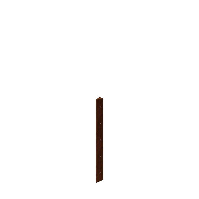 Corten steel planter - Corner piece 30° - 50 cm