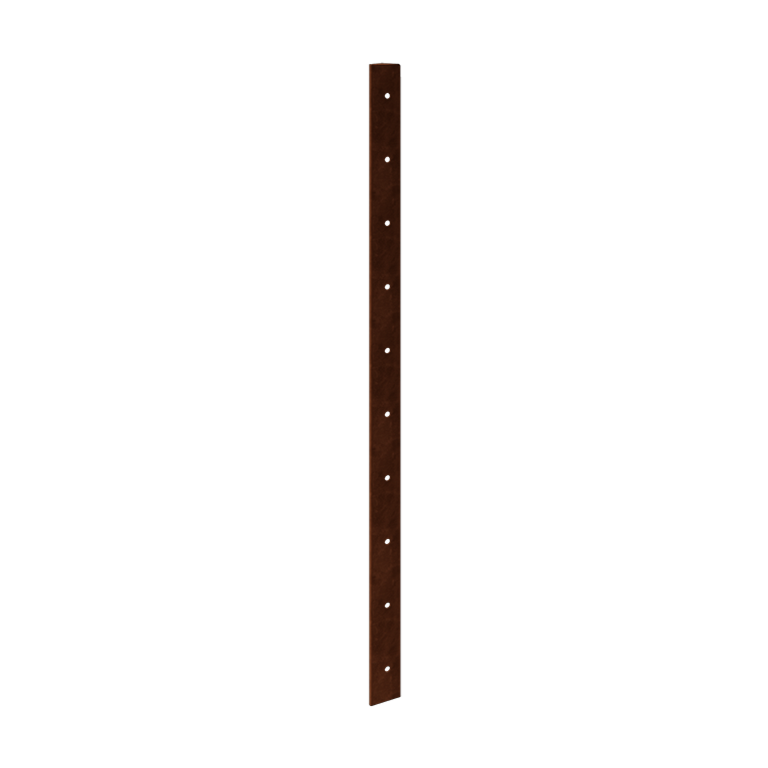 Corten steel planter - Corner piece 45° - 100 cm