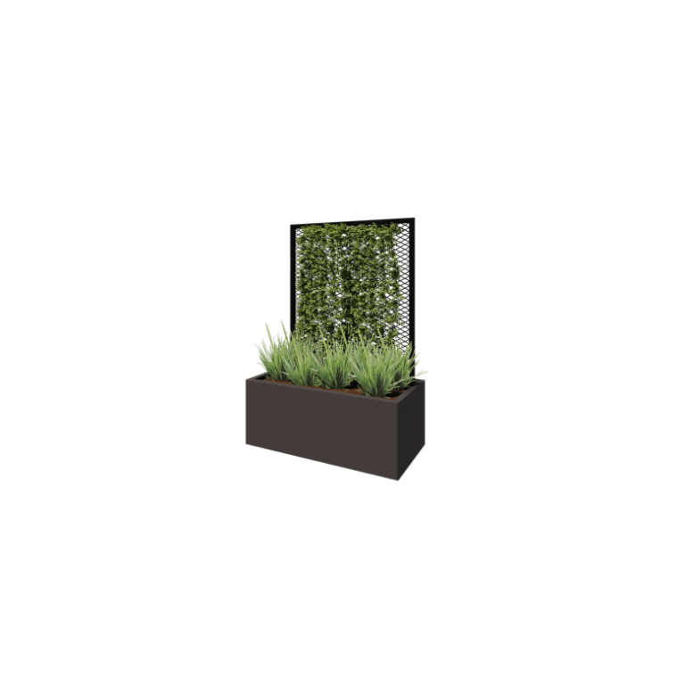 Black trellis for planter 100 x 50 cm