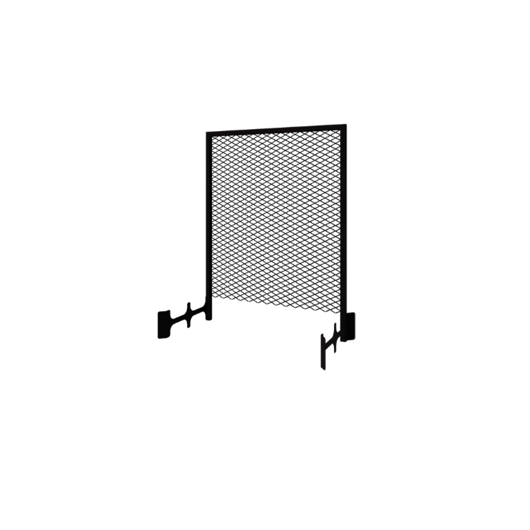 Black trellis for planter 100 x 50 cm