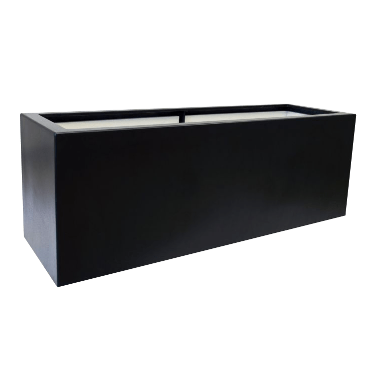 Polyester plantenbak - Rechthoek - 120 x 40 x 50 cm - Met bodem