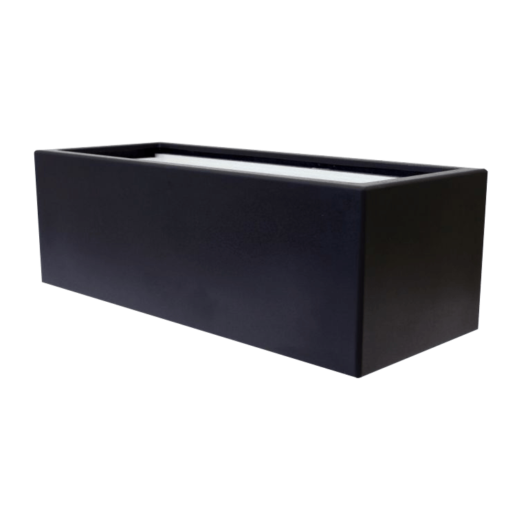 Polyester plantenbak - Rechthoek - 120 x 60 x 40 cm - Met bodem