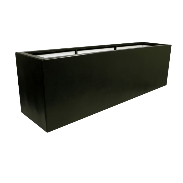 Fibreglass planter - Rectangle - 200 x 50 x 60 cm - With bottom