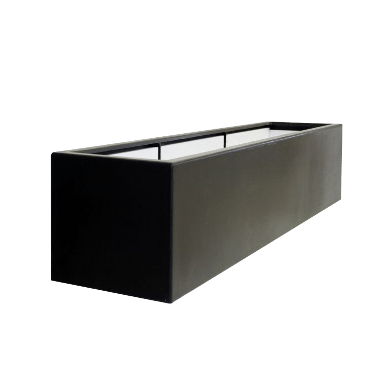 Polyester plantenbak - Rechthoek - 200 x 60 x 60 cm - Met bodem