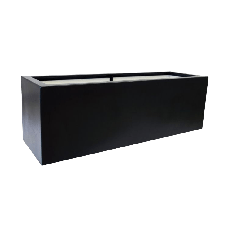 Polyester plantenbak - Rechthoek - 80 x 40 x 80 cm - Met bodem