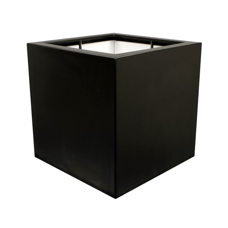 Polyester plantenbak - Vierkant - 120 x 120 x 120 cm - Met bodem