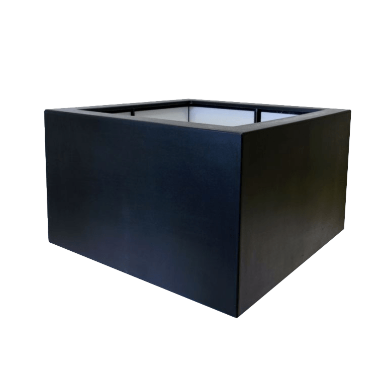 Fibreglass planter - Square - 120 x 120 x 60 cm - With bottom