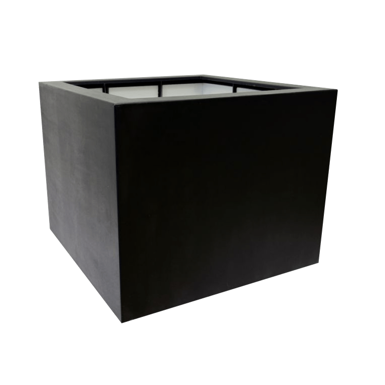 Polyester plantenbak - Vierkant - 120 x 120 x 80 cm - Met bodem