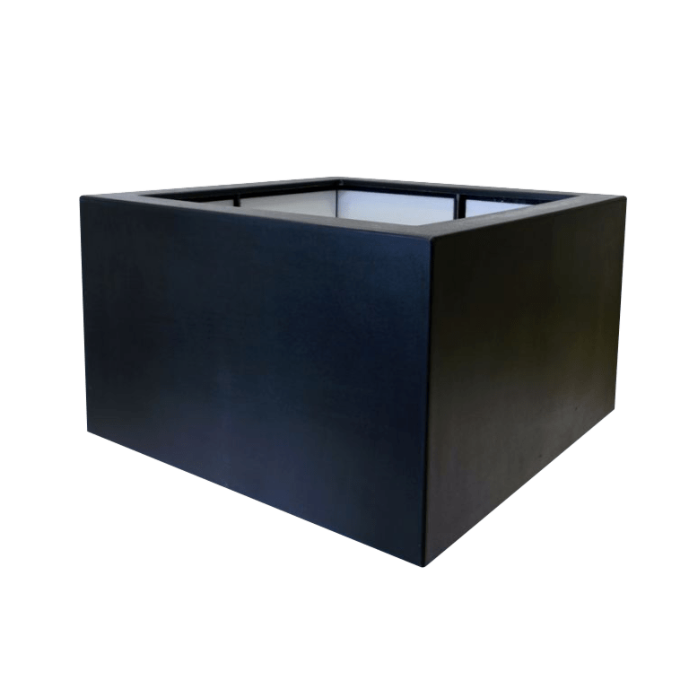 Polyester plantenbak - Vierkant - 140 x 140 x 80 cm - Met bodem