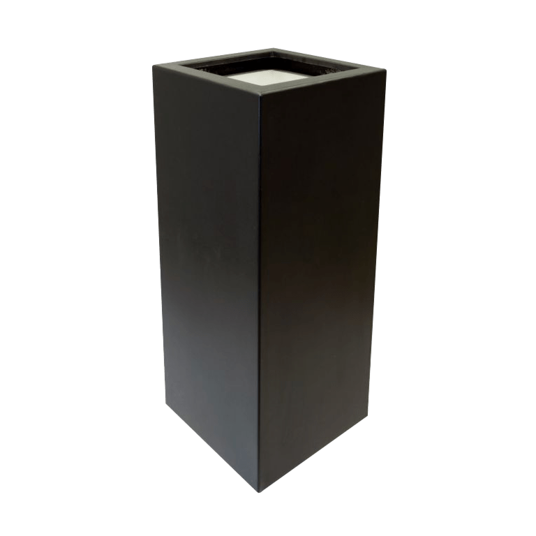 Polyester plantenbak - Vierkant - 50 x 50 x 120 cm - Met bodem
