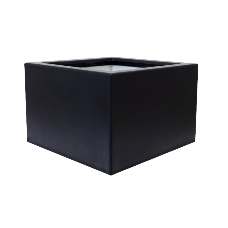 Polyester plantenbak - Vierkant - 60 x 60 x 40 cm - Met bodem
