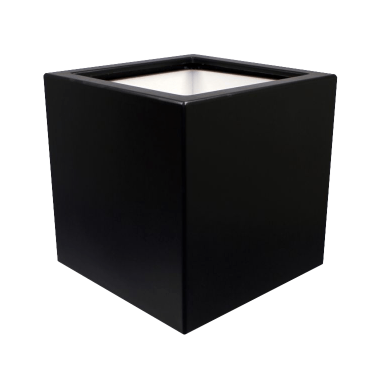Polyester plantenbak - Vierkant - 60 x 60 x 60 cm - Met bodem
