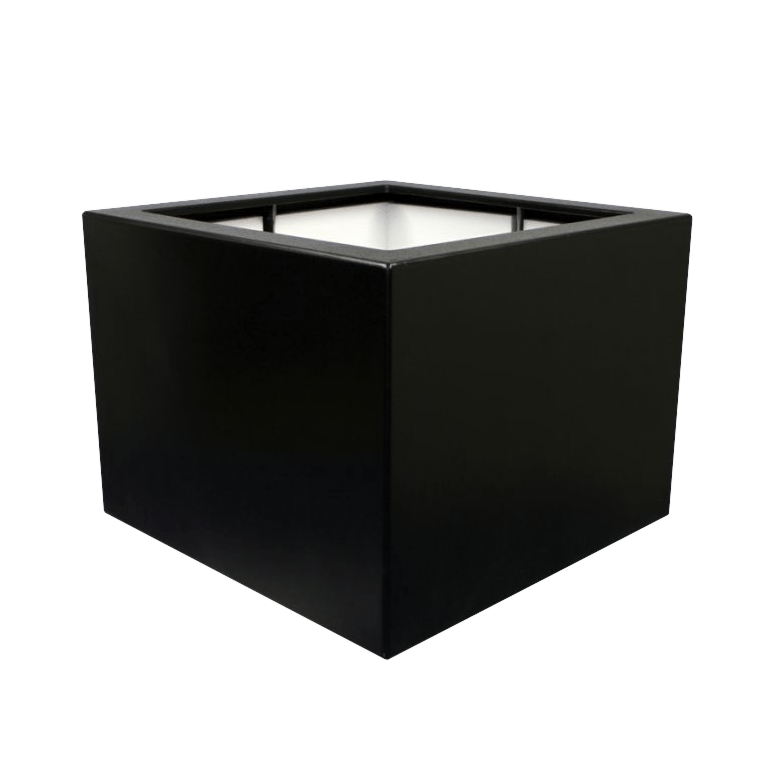 Polyester plantenbak - Vierkant - 80 x 80 x 60 cm - Met bodem