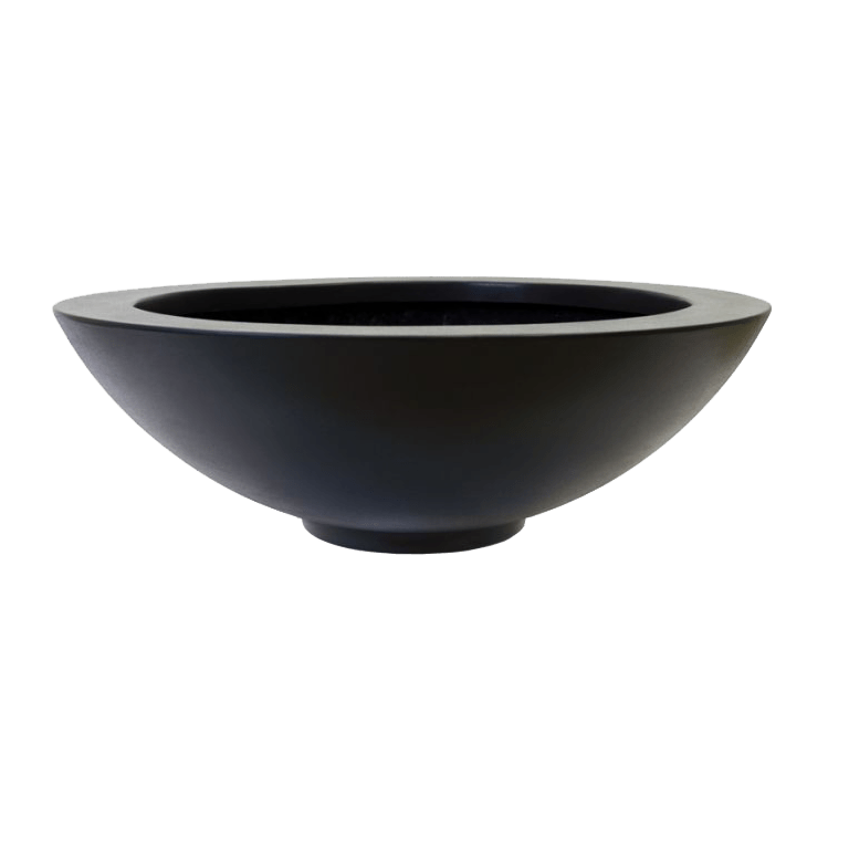 Polyester plantenbak - Schaal - Ø 120 x 40 cm - Met bodem