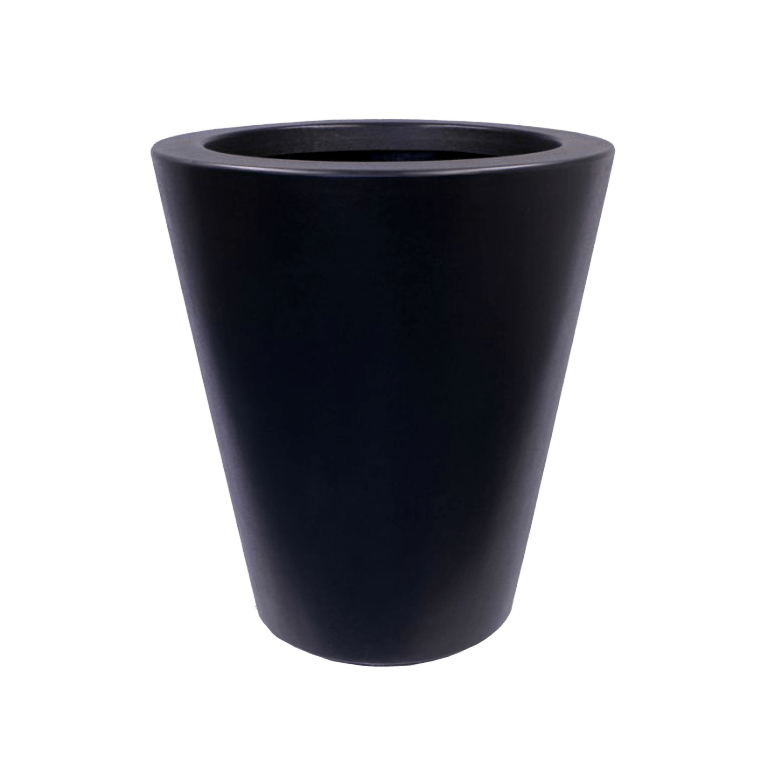 Polyester plantenbak - Conisch - Ø 89 x 100 cm - Met bodem