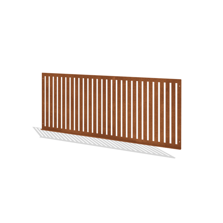 Corten steel decorative fence S 149 x 60 cm