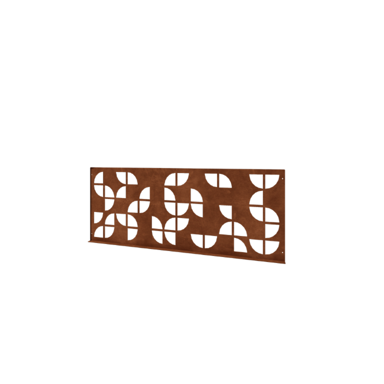 Corten steel decorative fence G 149 x 60 cm