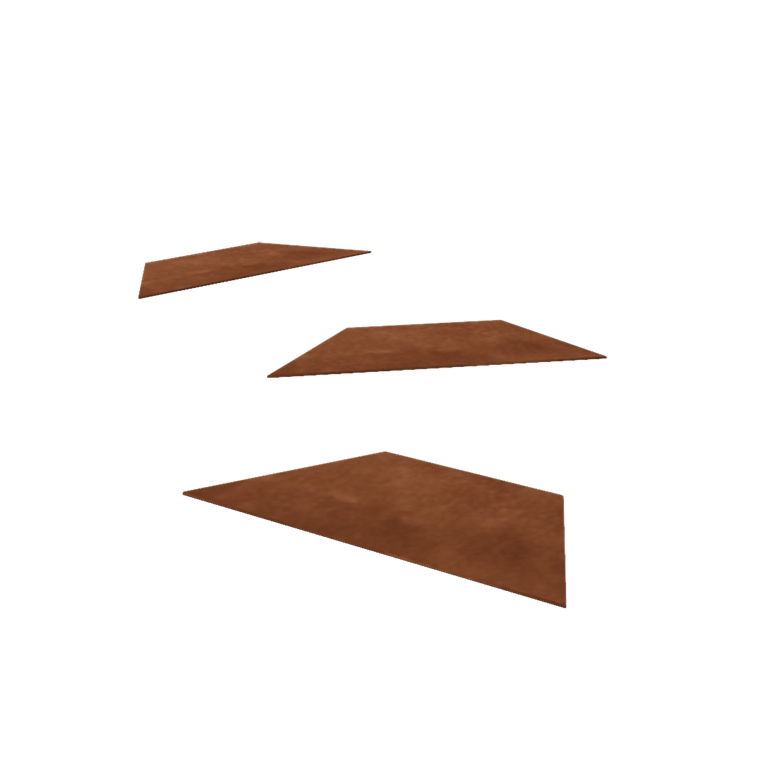 Corten steel stepping stone Hexagon HH 50