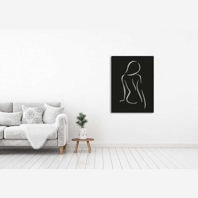 Metal wall decor Woman