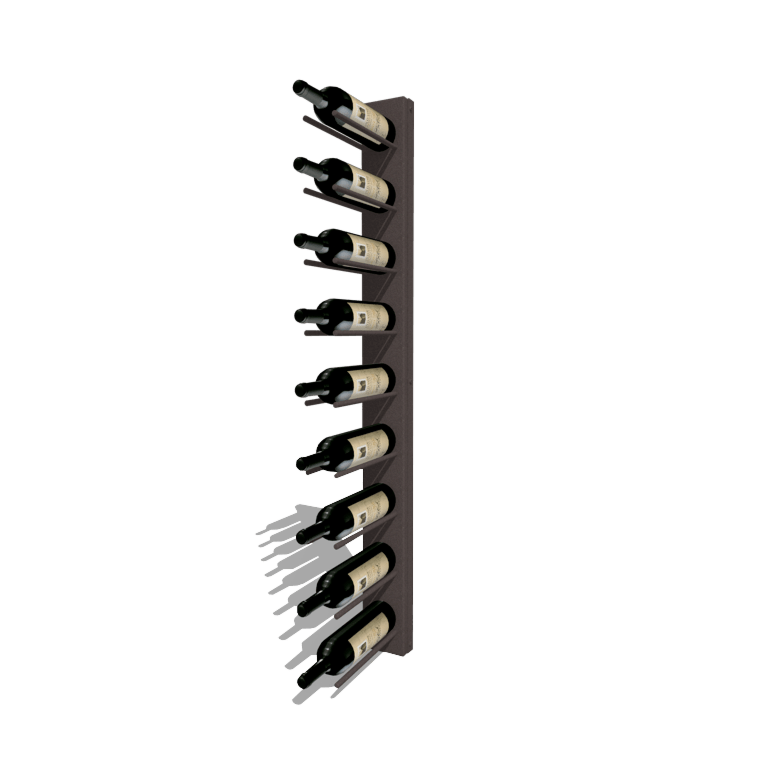 Powder coated steel wine rack Puglia 115 cm