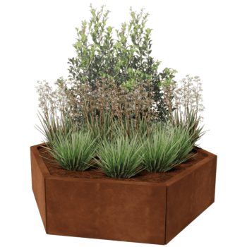 Corten steel planter Denver 60