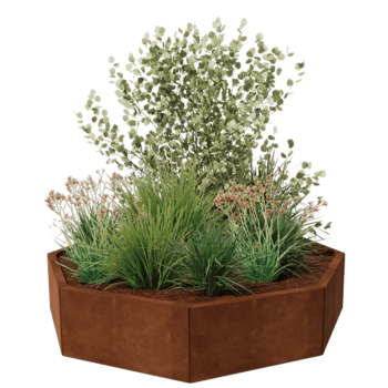 Corten steel planter Chicago 60