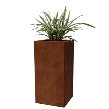 Corten steel planter Miami 30 x 30 cm
