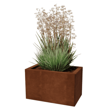 Corten steel planter Texas 30 x 50 cm
