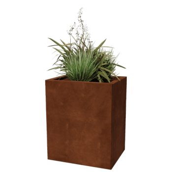 Corten steel planter Texas 40 x 50 cm