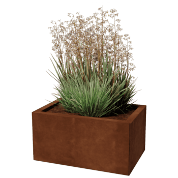Corten steel planter Texas 40 x 60 cm