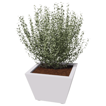 Powder coated welded planters Cone 60 x 60 x 40 cm
