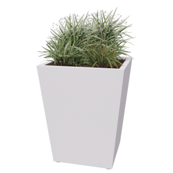 Powder coated welded planters Cone 80 x 80 x 100 cm