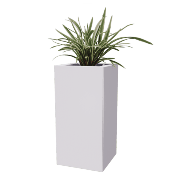 Powder coated steel planter Miami 30 x 30 cm