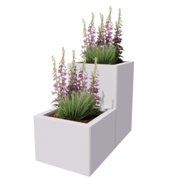 Powder coated steel planter Miami special II 40