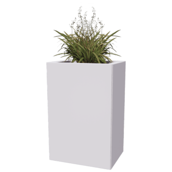 Powder coated steel planter Texas 30 x 40 cm