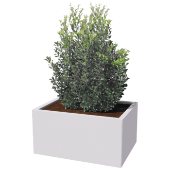 Powder coated steel planter Texas 60 x 80 cm