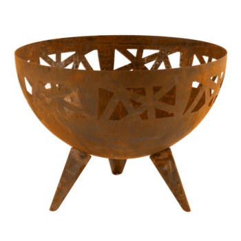 Corten steel bowl fire pits Michigan 58 x 58 x 42 cm