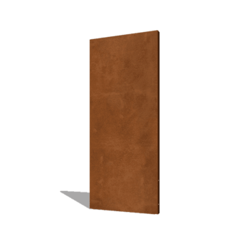 Corten steel panel base 80 x 6 x 190 cm
