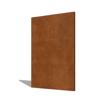 Corten steel panel base 120 x 6 x 190 cm