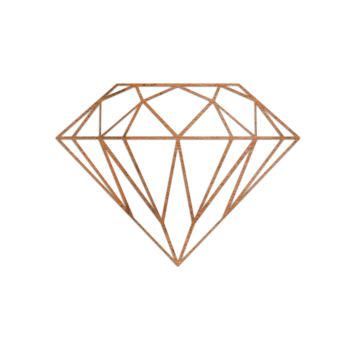 Corten steel wall decor Diamond *OP=OP