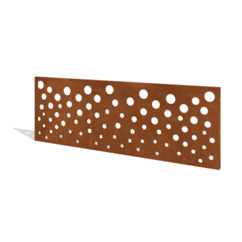 Corten steel garden fence H panel B 180 x 63,3 cm