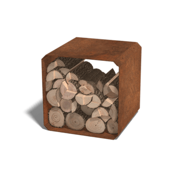 Corten steel log storage Colorado - 1 piece