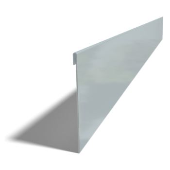 Galvanised steel border edge flattened 13 cm (length 150 cm)